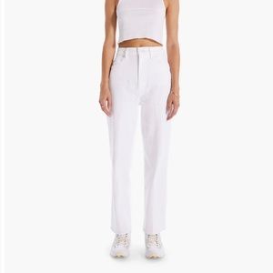 MOTHER The High Waisted Tunnel Vision Ankle in Totally Innocent